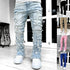 Jeans semi rasgada de Algodao masculino - O Retalho