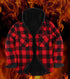 Warm Plaid Shirt Winter Fleece-lined Thickened Warm Shirt - O Retalho
