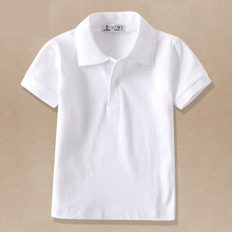 🕊️Camisa branca para meninos com detalhes na gola - O Retalho