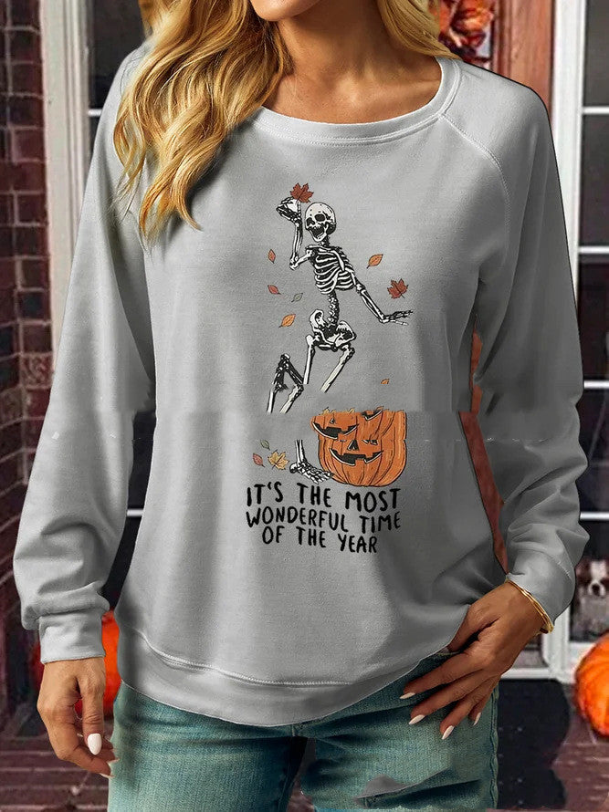Blusa de Manga Longa com Gola Redonda - O Retalho