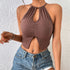 Crop top de alças finas - O Retalho