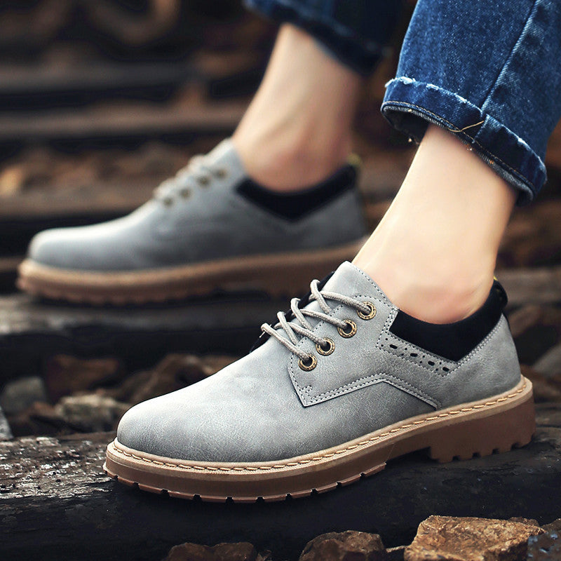 sapatos de couro para homens adequados para trabalho e lazer - O Retalho