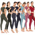 Conjunto de Roupas de Yoga com Bolsos para Mulheres - Tecido Lycra para Máximo Conforto - O Retalho