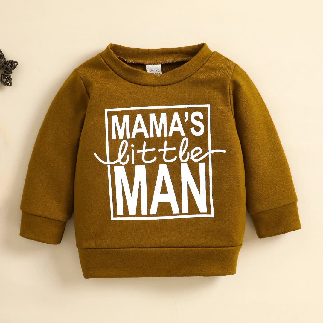 Brown Coat Newborn Baby Girl Alphabet Top - O Retalho