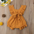 Vestido de bebê com laço e manga - O Retalho