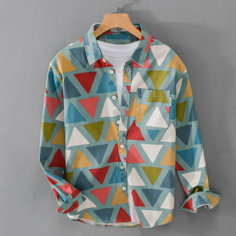 🤩Camisa masculina casual elegante e combinada - O Retalho