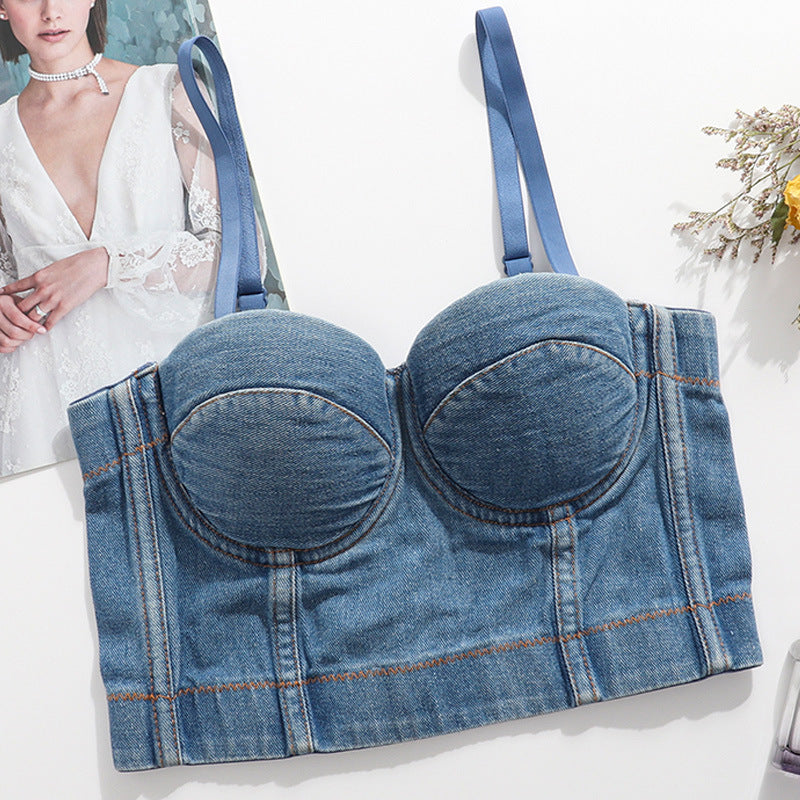 Top de ganga jeans - O Retalho