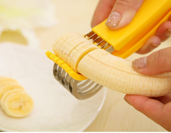 Cortador de Banana em Fatias Perfeitas! ✨🍌 - O Retalho