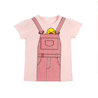 blusa infantil de algodão Manga curta - O Retalho