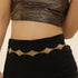 Women's Waist Chain With Skirt Bohemian Style Slim Chain Belt - O Retalho