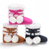 Botinhas de Inverno com Pompons - O Retalho