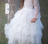 vestido de renda infantil de princesa - O Retalho