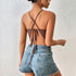 Crop top de alças finas - O Retalho