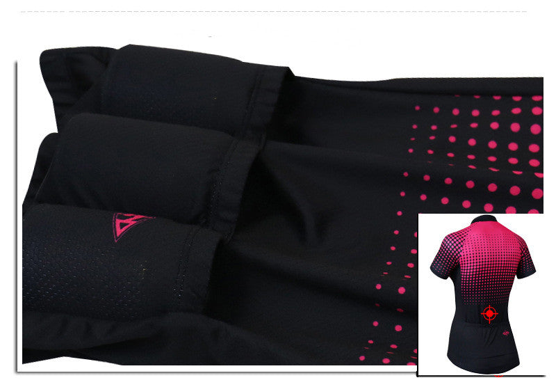 Conjunto de Roupa para Ciclismo com Manga Curta - Estilo Casual para Mulheres Ciclistas - O Retalho
