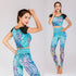 Conjunto de Roupas de Yoga Estampado - Estilo e Elegância para Seu Treino - O Retalho