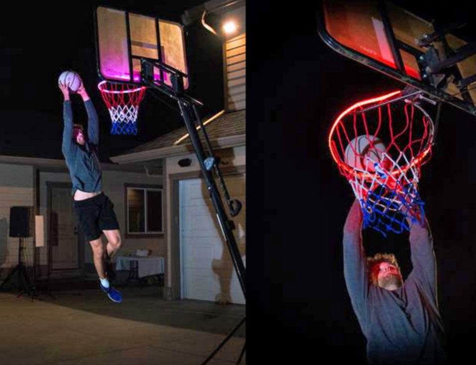 Indução Luz de Quadro de Basquete que Muda de Cor - O Retalho