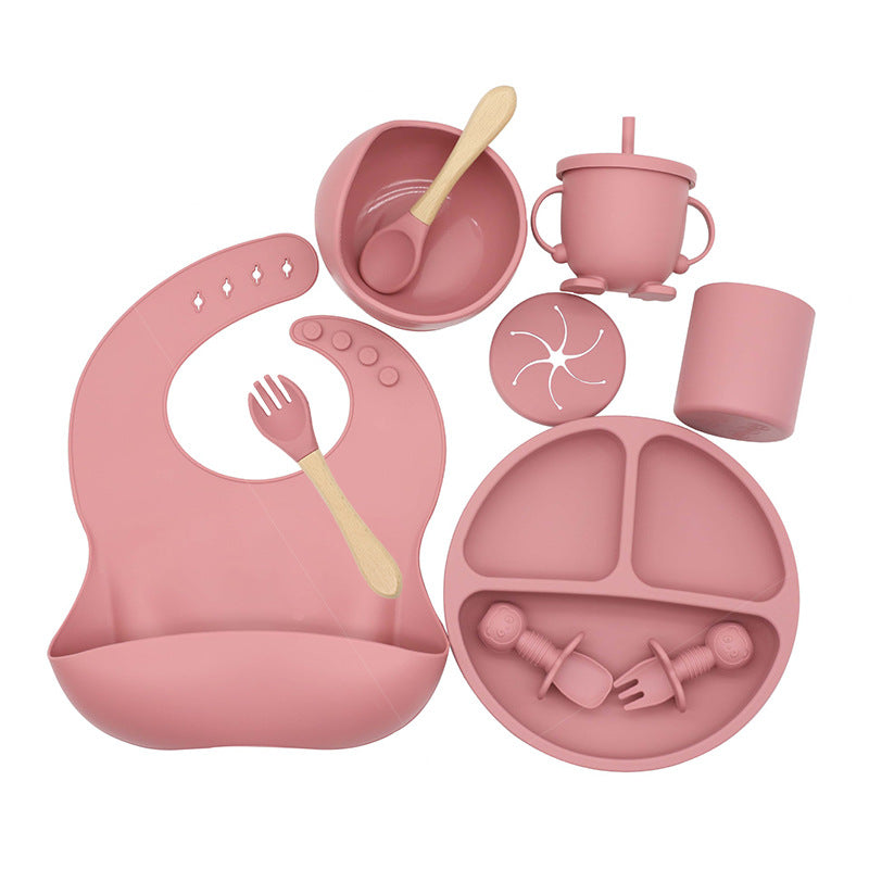 Novo Conjunto de Alimentação Complementar de Silicone para Bebê - O Retalho