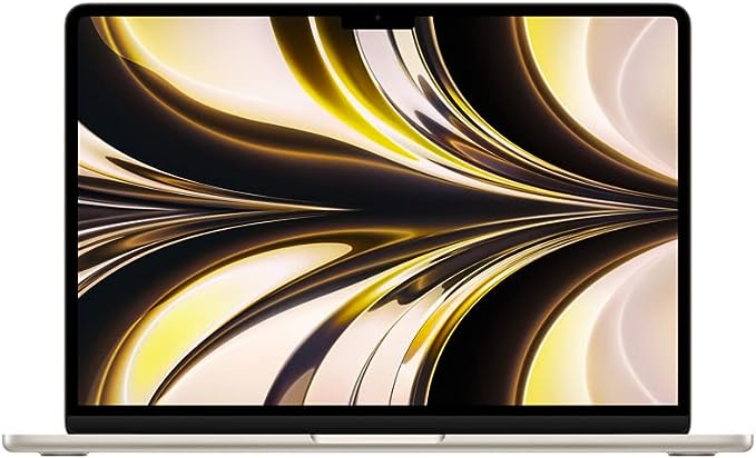 MacBook Air de 13 polegadas-Apple notebook: Chip M2 da Apple com CPU de oito núcleos e GPU de oito núcleos - O Retalho