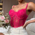 Regata Slim-fit de Renda Feminina - O Retalho