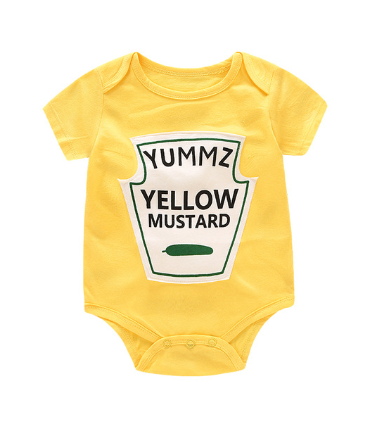Cartoon fruit alphabet short sleeve - O Retalho