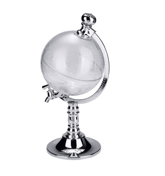 Dispensador de Bebidas em Forma de Globo - Elegância e Praticidade - O Retalho