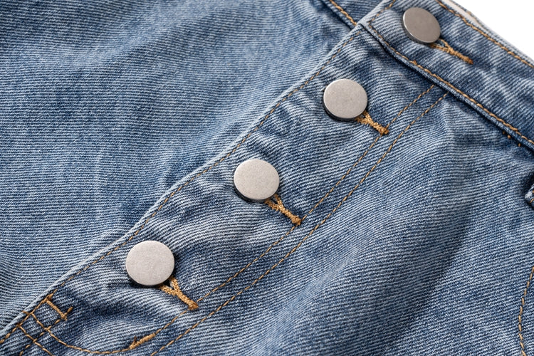 Calça Casual Solta de Couro com Patchwork e Cores Contrastantes de Marca Moderna - O Retalho