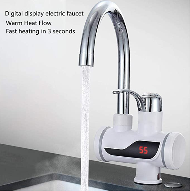 Electric Instant Water Heater Tap Hot Water Faucet - O Retalho