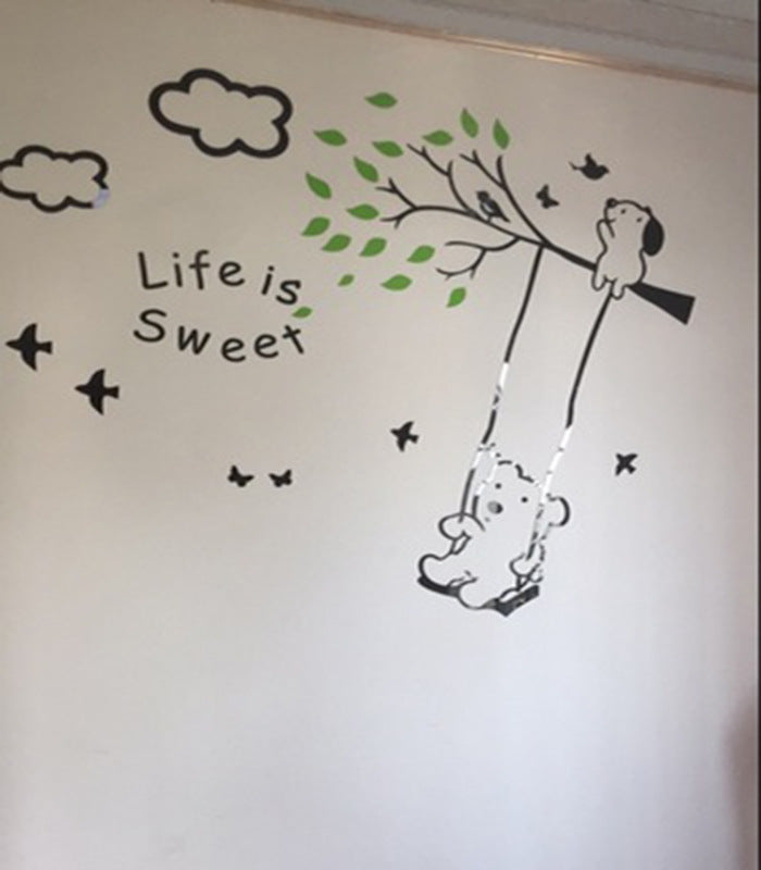 Quarto de crianças TV fundo parede sala de estar adesivos - O Retalho
