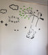 Quarto de crianças TV fundo parede sala de estar adesivos - O Retalho