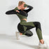 Conjunto de Yoga sem Costuras com 3 Peças para Mulheres: Estilo Único e Conforto Inigualável - O Retalho