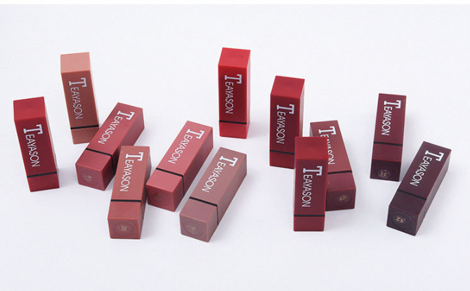 New set of 12-color square tube lipstick matte lipstick - O Retalho