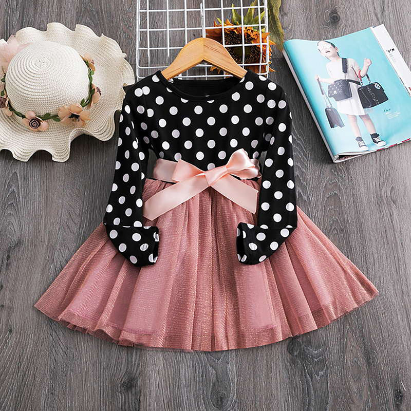 Polka dot princess dress - O Retalho