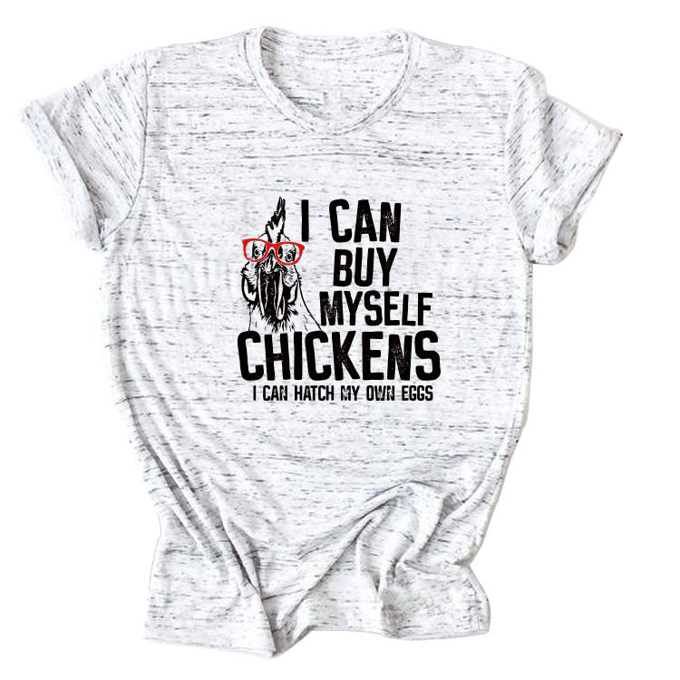 Printed Loose Short-sleeved T-shirt - O Retalho