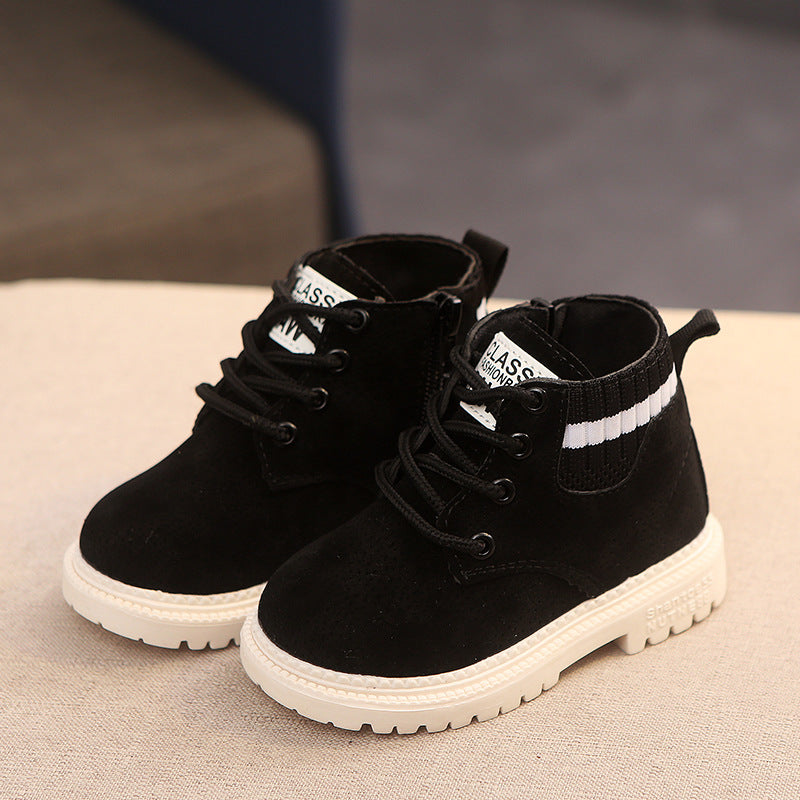 Botas de Couro Quentes e Espessas para Meninos - O Retalho