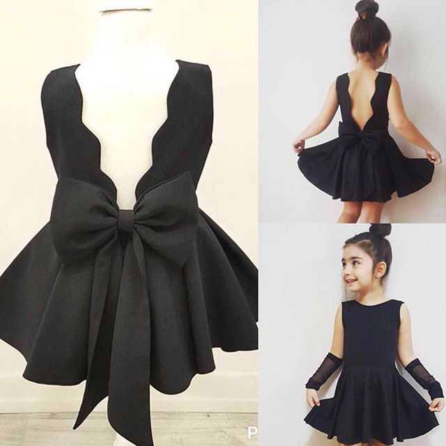 Vestido de princesa com laço menina - O Retalho