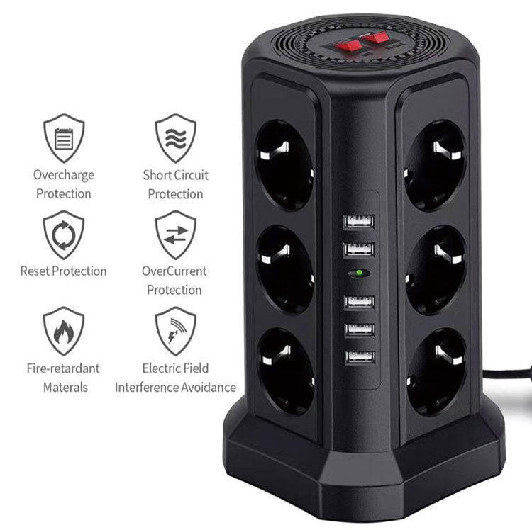 Tomada de torre de proteção contra raios, USB - O Retalho