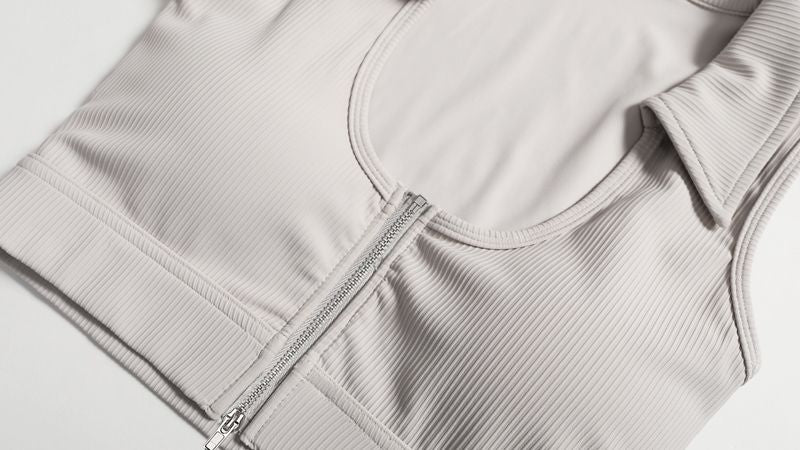 Conjunto de Ginástica com Zíper - Estilo e Conforto com Toque Moderno para Mulheres - O Retalho