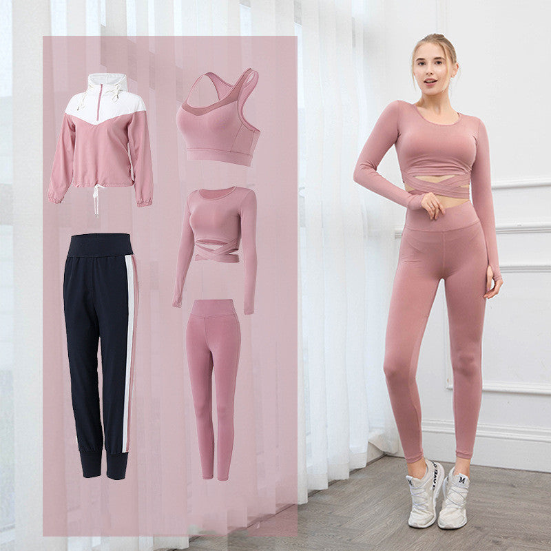 Conjunto de Roupas de Yoga para Mulheres: Moda Fitness Plus Size com Secagem Rápida - O Retalho