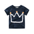 Camiseta infantil de manga curta para meninos - O Retalho