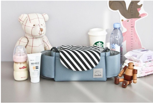 Bolsa organizadora multifuncional para carrinho de bebê - O Retalho