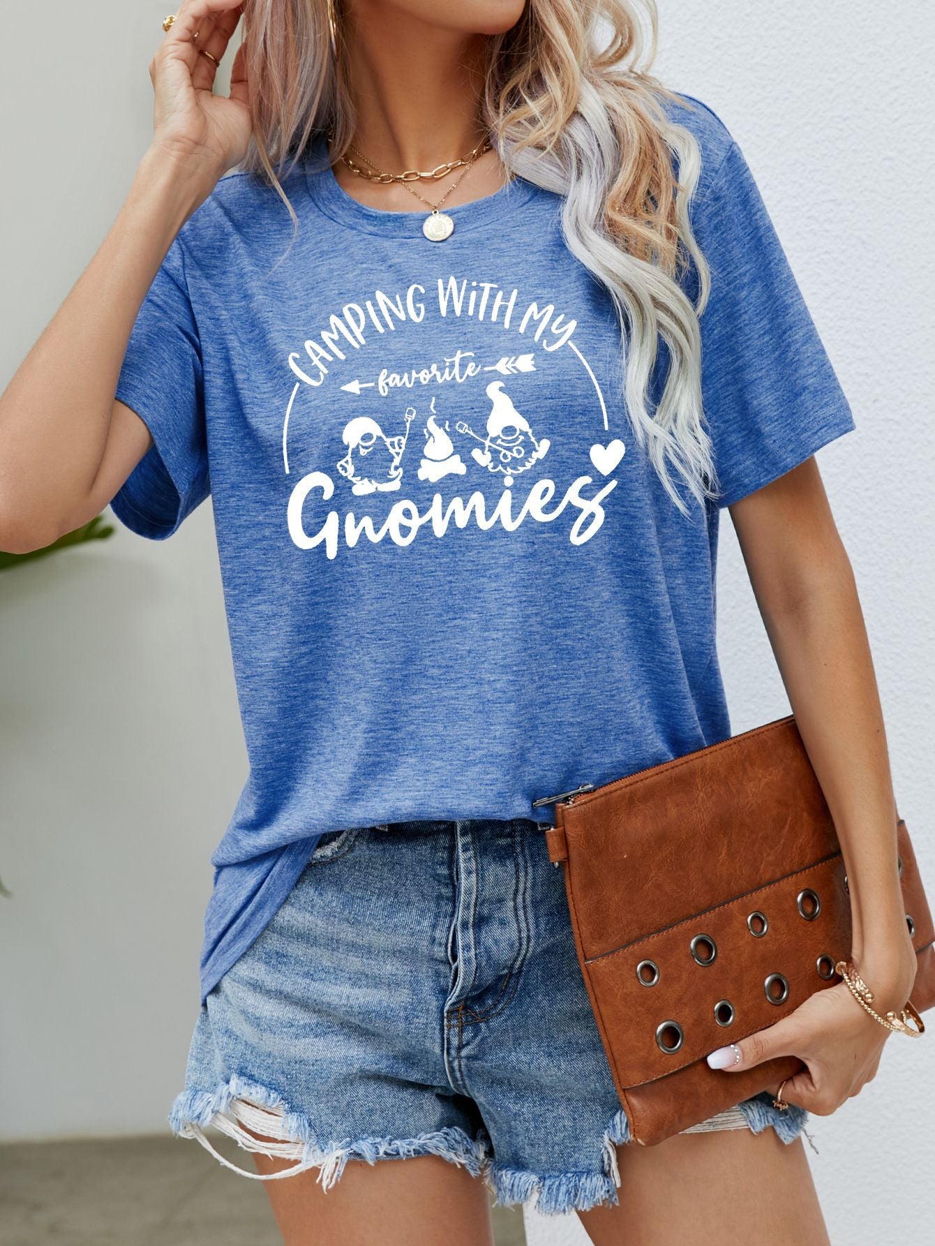 Camiseta Estampada com Mangas Curtas - O Retalho