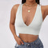 Crop top Decote Em V - O Retalho