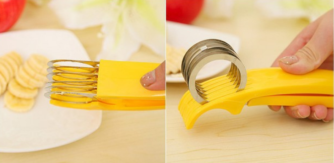 Cortador de Banana em Fatias Perfeitas! ✨🍌 - O Retalho