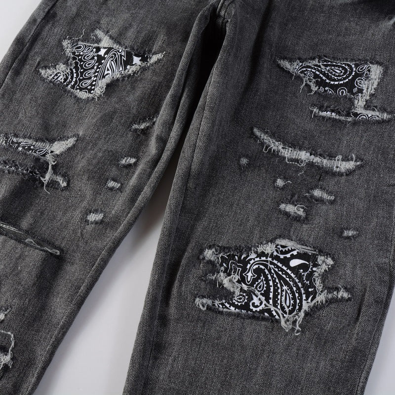 Calças Jeans Skinny Slim-fit com Elasticidade - O Retalho