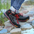 Sapatos masculinos adequados para caminhada respirável com cordões - O Retalho