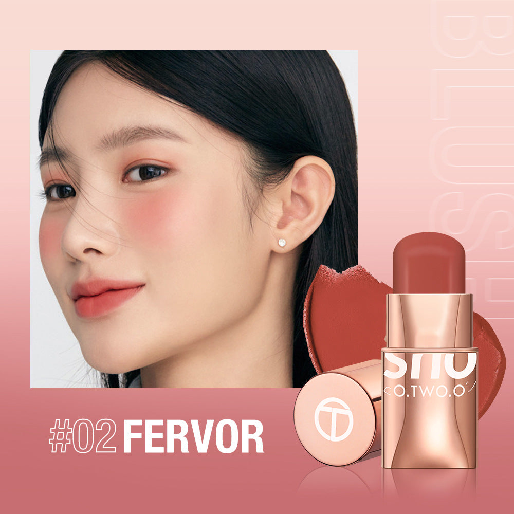 Creme Suave Vital para Bochechas - Tonalidade e Iluminação Natural com Bastão de Blush Nude. - O Retalho