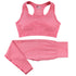 Conjunto Leggings de Cintura Alta e Top Crop Fitness Esportivo - O Retalho