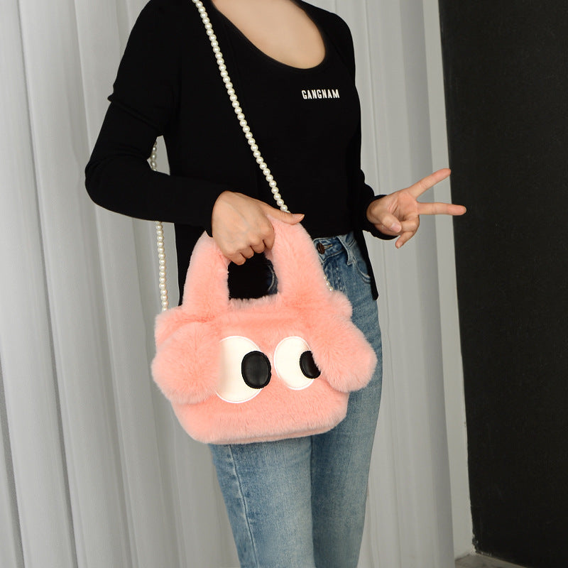 Bolsas de pelúcia com desenho fofo - O Retalho