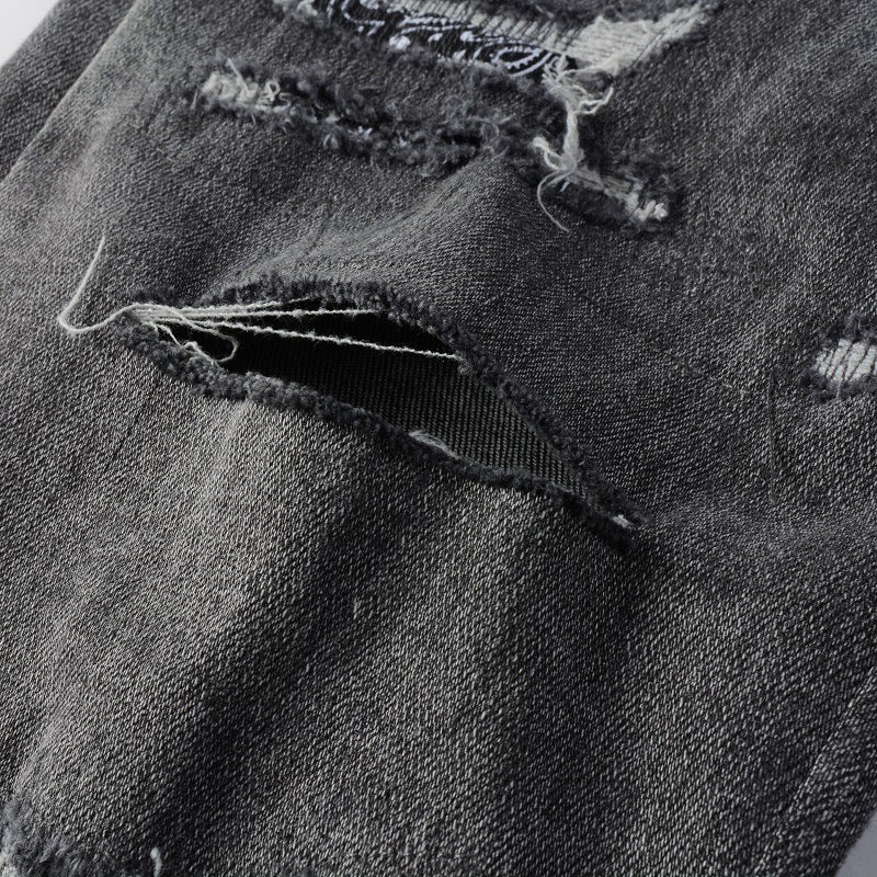 Calças Jeans Skinny Slim-fit com Elasticidade - O Retalho