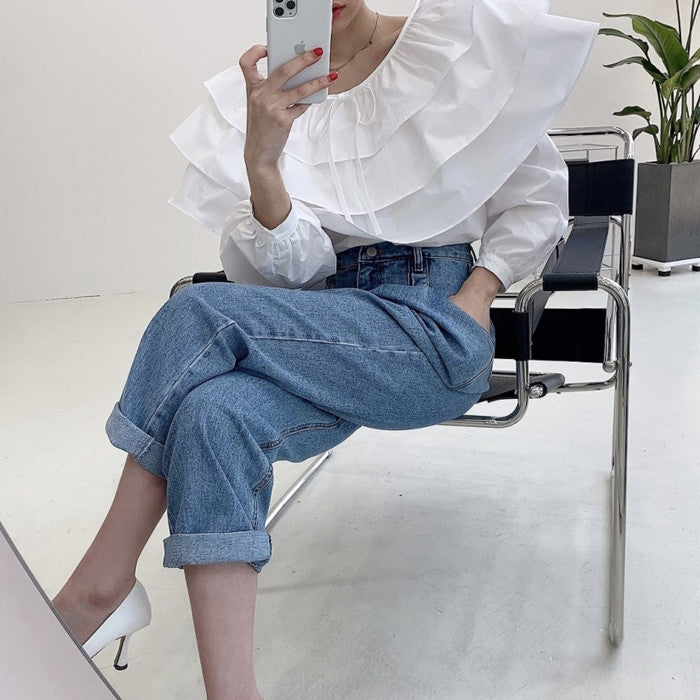 Jeans Harem feminina - O Retalho